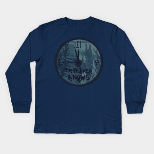 The Thinker Kids Long Sleeve T-Shirt